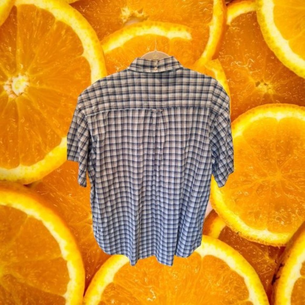 SET of 2 Route 66 Dress Shirts. One Red and the other Blue Plaid Size XL - Picture 5 of 7